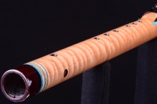 Maple Native American Flute, Minor, Low F-4, #H47I (13)